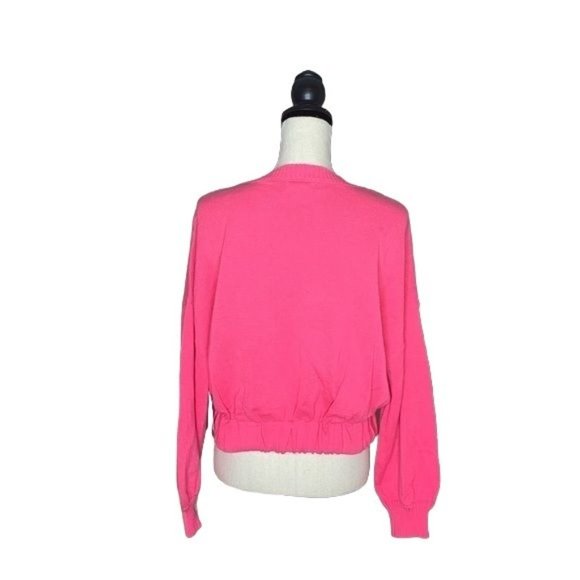Abound Pink V-Neck Knit Sweater Size Small - Picture 3 of 6